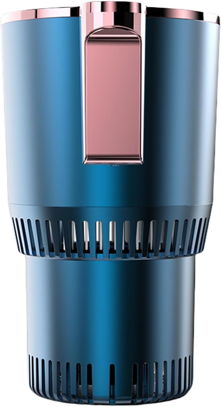 ZwaitL Intelligente Temperaturanzeige, Autobecher mit schneller Hitze und Kühlung, Getränkebecher für Reisen und Büro, Auto-Getränkewärmer